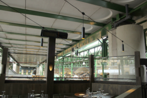 OMA, borough market | Restaurant OMA, borough market | Restaurant lighting, The Light Lab , Catenary lightinglighting, The Light Lab , Catenary lighting