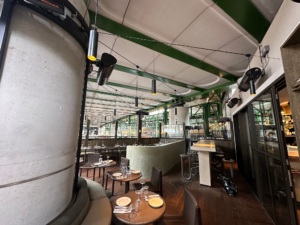 OMA, borough market | Restaurant lighting, The Light Lab , Catenary lighting