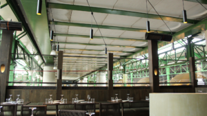OMA, borough market | Restaurant lighting, The Light Lab , Catenary lighting