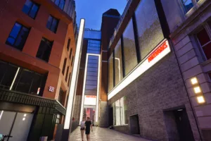 Printworks Manchester | custom retail lighting | bespoke LED panel lighting | The Light Lab