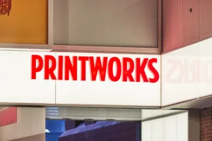 THE Light Lab | Printworks | Custom retail lighting | Signage