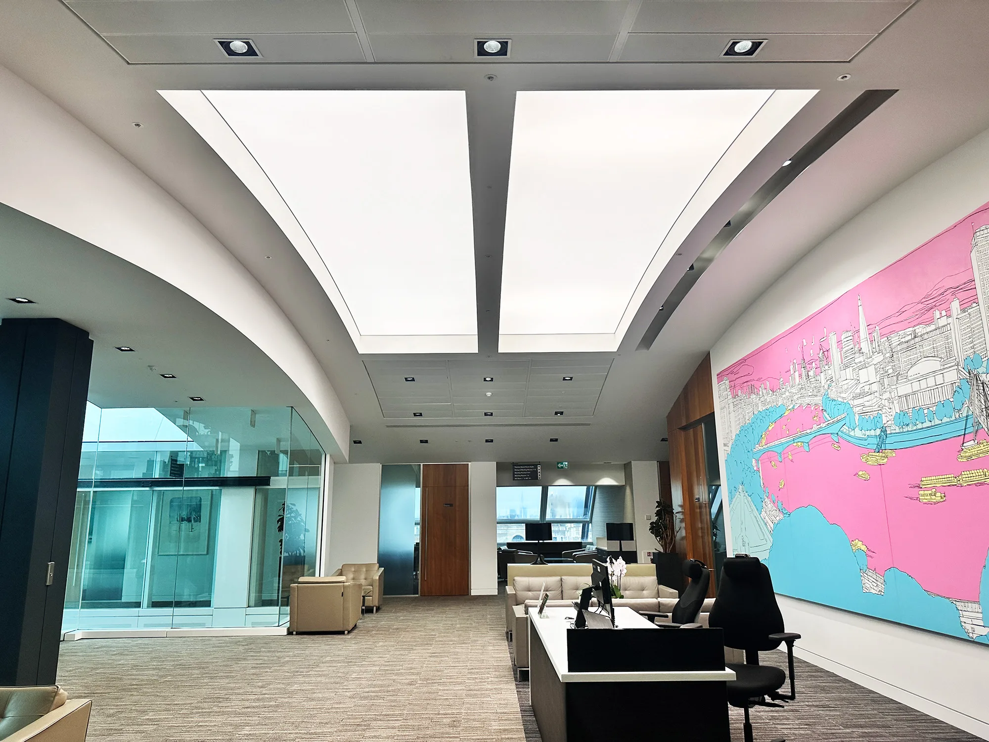 Commercial Office LED panel lighting | the light lab