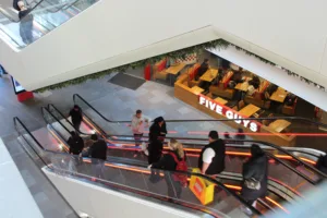 St James Quarter Edinburgh | Bespoke hospitality lighting | Customer retail escalator lighting | The Light Lab