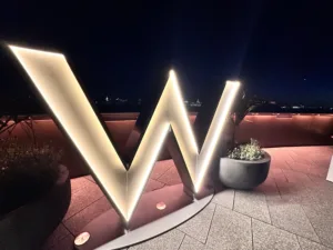 W Edinburgh | Bespoke luxury hotel lighting | The Light Lab