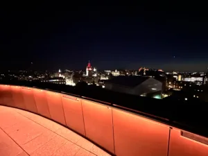 W Edinburgh | Bespoke hospitality lighting | Bespoke LED Handrail | The Light Lab