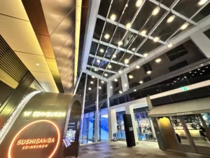 The Light Lab | St James Quarter | Luminosity bespoke ceiling feature pendants | Custom retail lighting