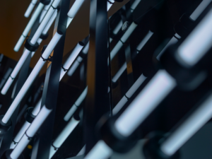 Radius, arden square, Bespoke light feature, Artin. The Light Lab , Bespoke lighting manufacturer