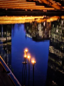 Eden Dock, Canary Wharf, Bespoke reed lighting, The Light Lab