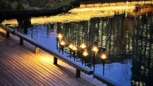 Eden Dock, Canary Wharf, Bespoke reed lighting, The Light Lab