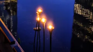Eden Dock, Canary Wharf, Bespoke reed lighting, The Light Lab