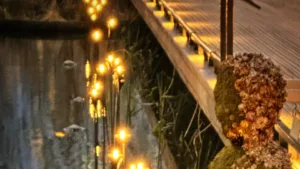 Eden Dock, Canary Wharf, Bespoke reed lighting, The Light Lab