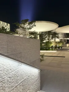 Lusail Towers , Lusail City Qatar | Glowrail LED handrail | The Light Lab | Bespoke LED handrail fabrication | Commercial lighting