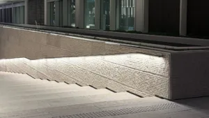 Lusail Towers , Lusail City Qatar | Glowrail LED handrail | The Light Lab | Bespoke LED handrail fabrication | Commercial lighting