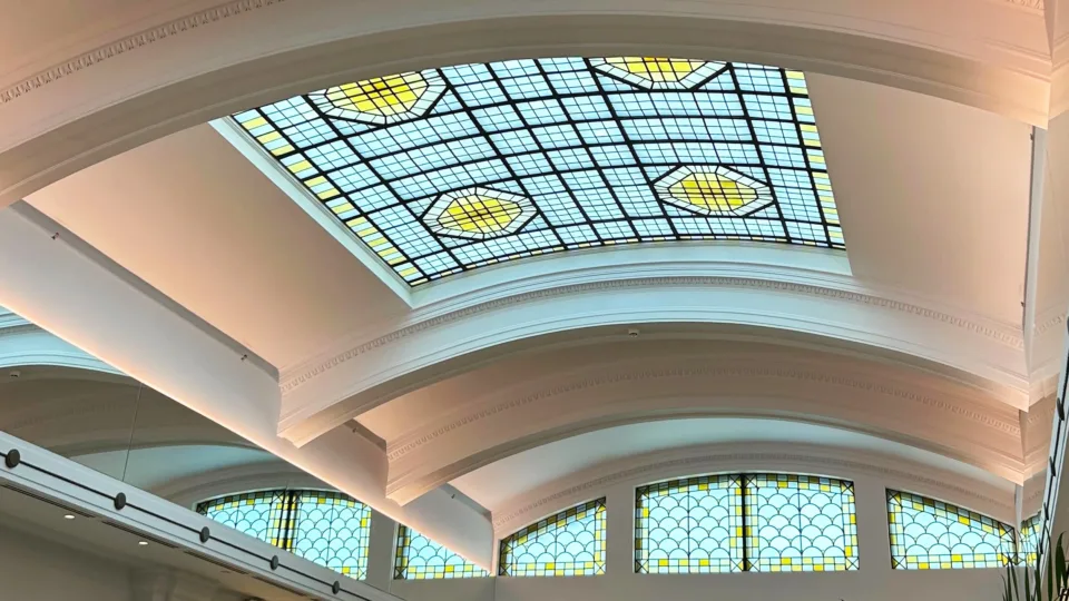 Sheraton Hotel, custom LED skylight, hotel lighting, the light lab, bespoke lighting manufacturers