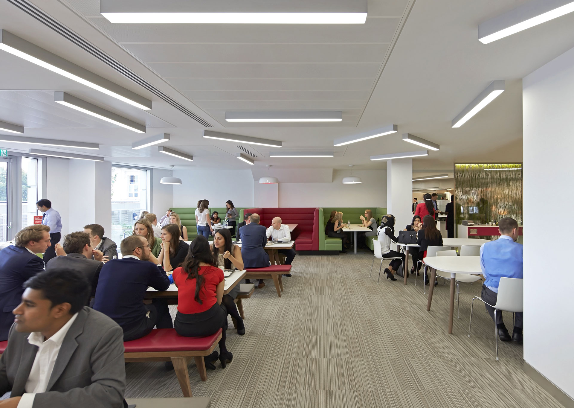 PWC, One Embankment Place | Commercial Office lighting design | The Light Lab