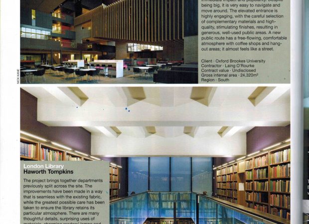 London Library nominated in RIBA AWARDS