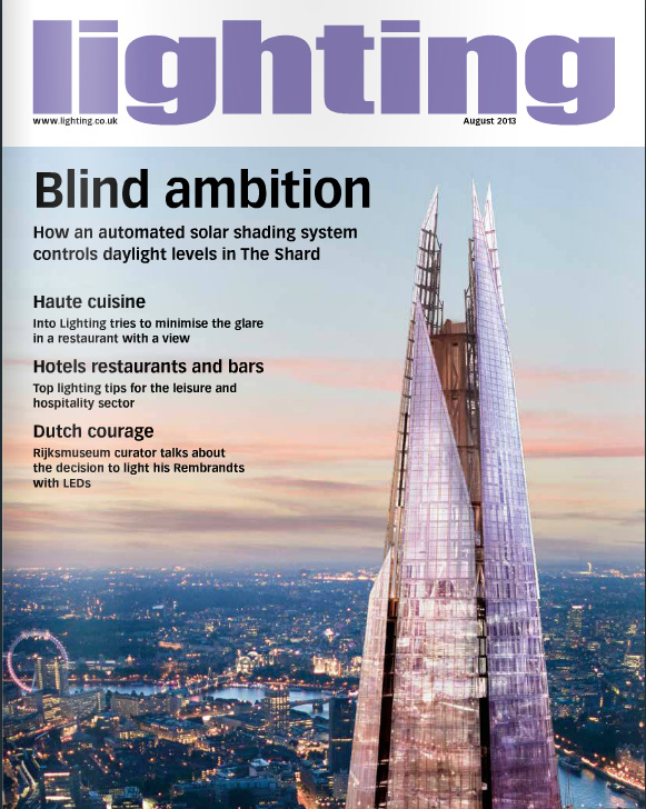 SushiSamba Bespoke lighting featured in Lighting Magazine