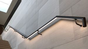 private school illuminated handrail | bespoke lighting manufacture | The Light Lab