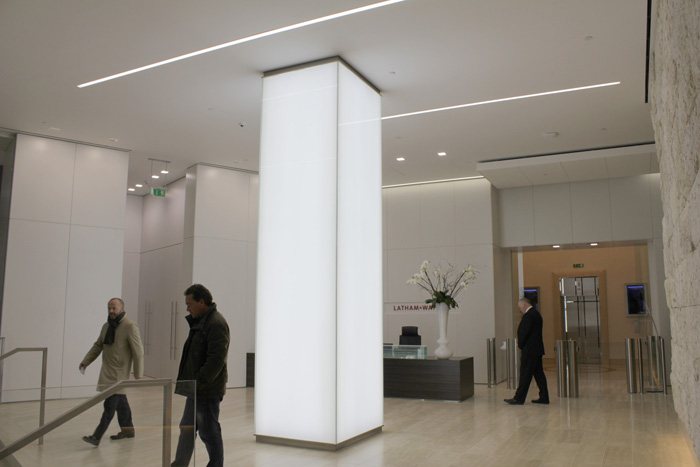 101 Bishopsgate | commercial lighting | The Light Lab