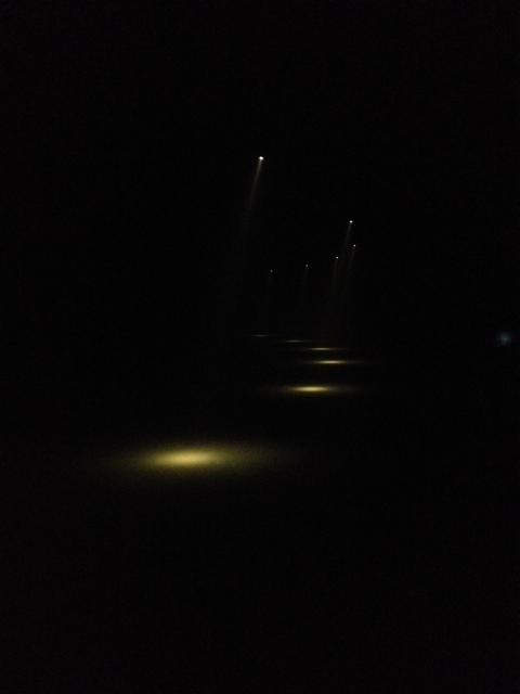 'Momentum' by United Visual Artists at the Barbican Curve
