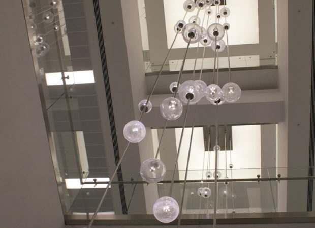 Bespoke Lighting | Bespoke atrium chandelier | Light Lab
