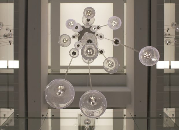 Bespoke Lighting | Bespoke atrium chandelier | Light Lab