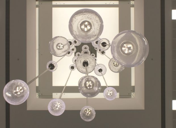 Bespoke Lighting | Bespoke atrium chandelier | Light Lab