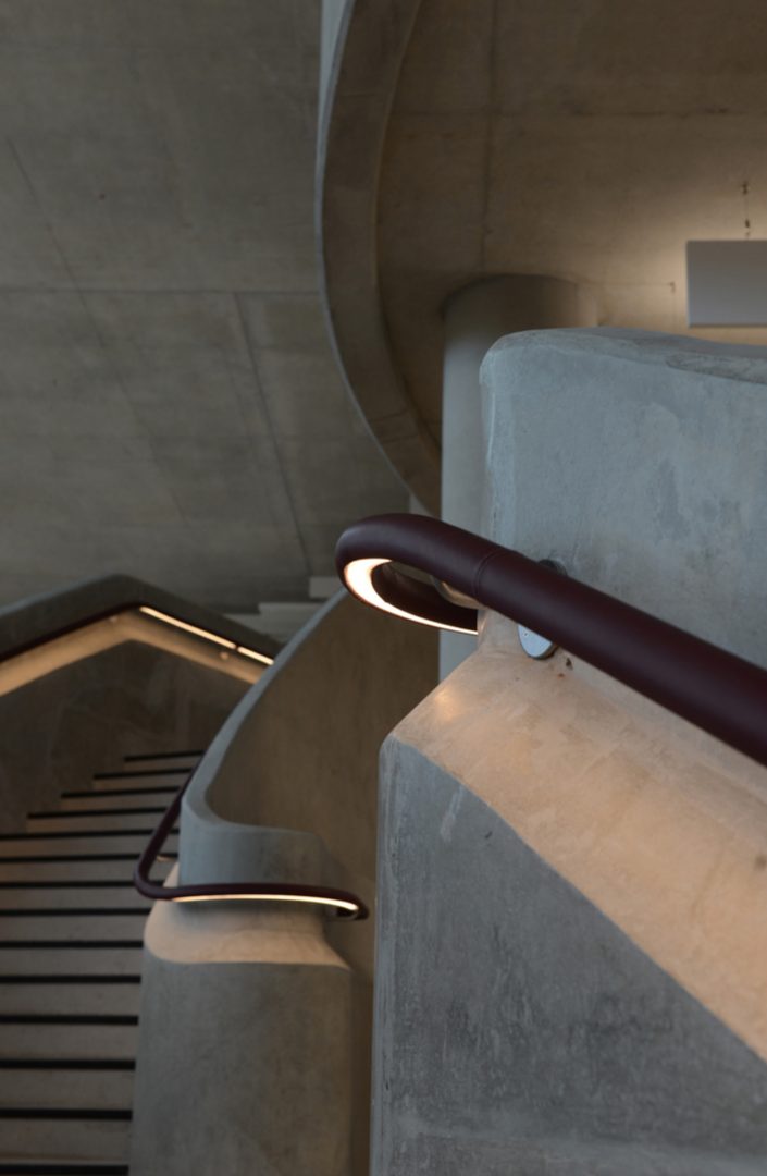 bespoke lighting hiscox york | Glowrail LED handrail | The Light Lab