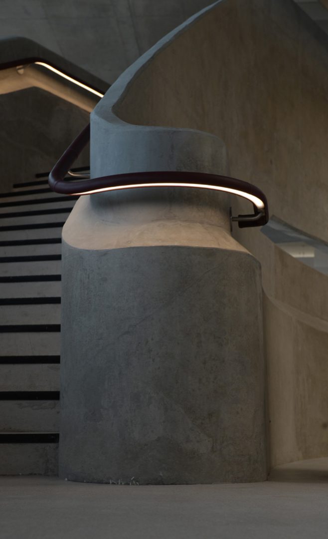 bespoke lighting hiscox york | Glowrail LED handrail | The Light Lab