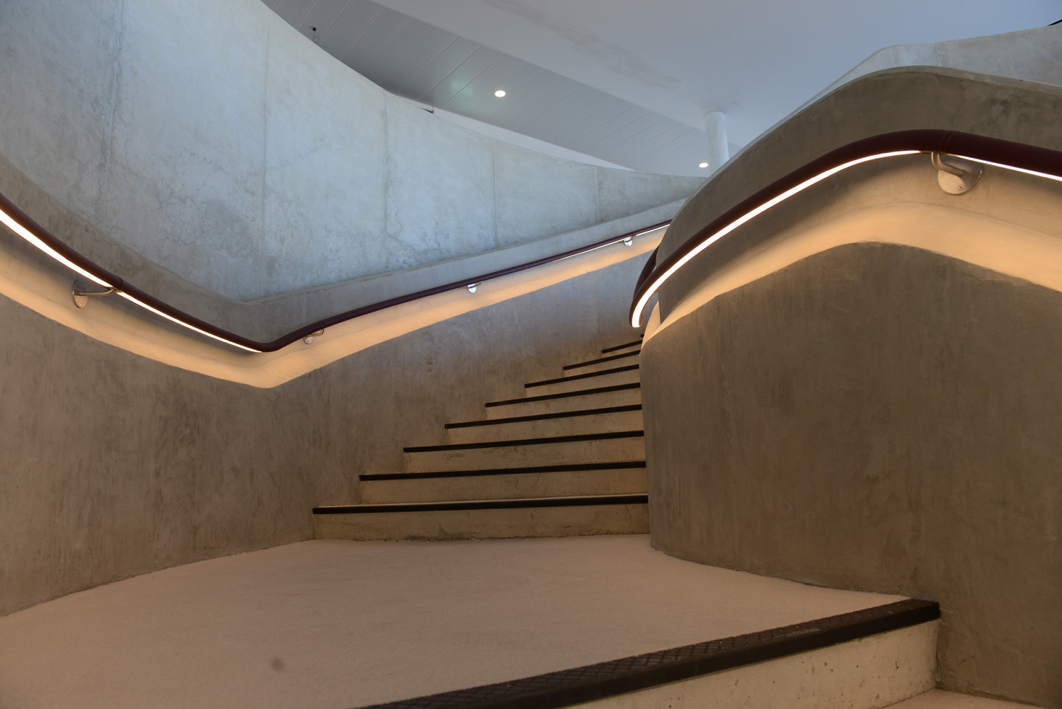 bespoke lighting hiscox york | Glowrail LED handrail | The Light Lab