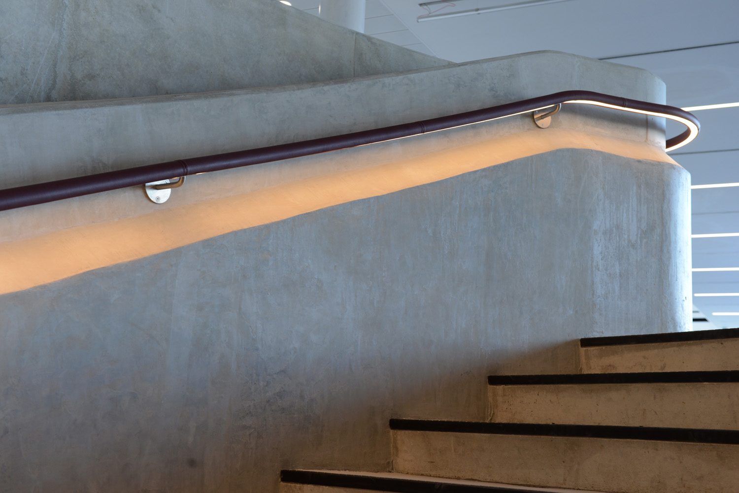 bespoke lighting hiscox york | Glowrail LED handrail | The Light Lab