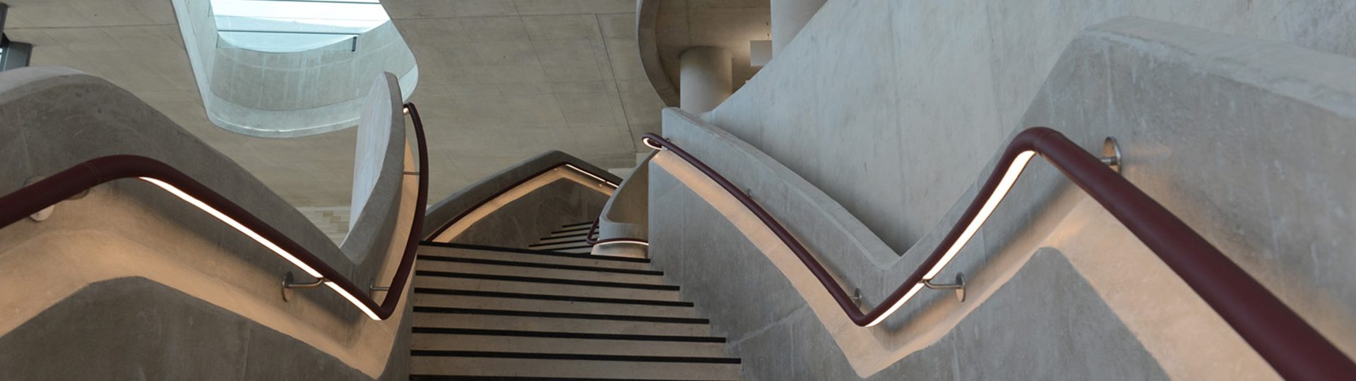 bespoke lighting hiscox york | Glowrail LED handrail | The Light Lab