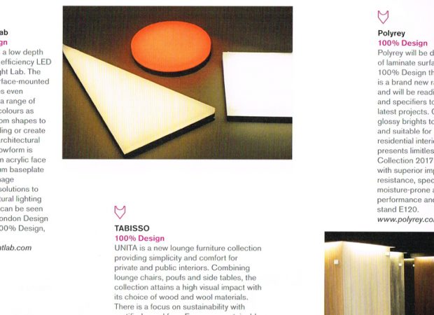 ICON 100% Design products October 2013 - Glowform feature