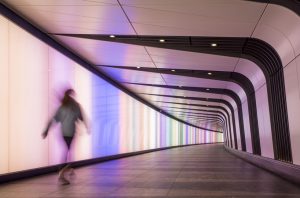 Pedestrian subway from One Pancras Square